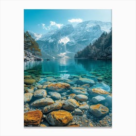 Lake In Switzerland Canvas Print