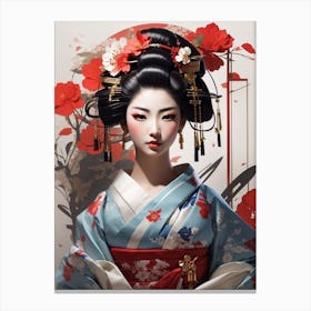 Geisha 4 Canvas Print