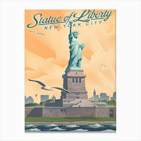 Statue Of Liberty Canvas Print