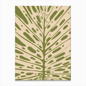 Palm Leaf 1 Canvas Print