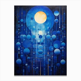 Celestial Geometric Illustration 8 Canvas Print