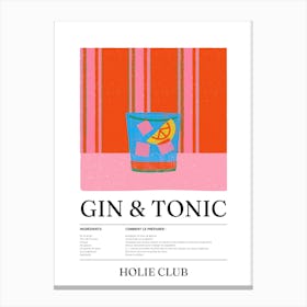 Gin & Tonic Canvas Print