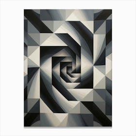 Optical Illusion Abstract Geometric 14 Canvas Print
