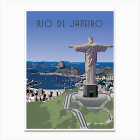 Rio De Janeiro Brazil Art Print Canvas Print