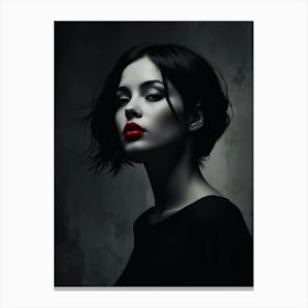 Dark Beauty Canvas Print