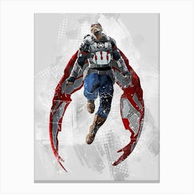 Falcon Marvel Painting Canvas Print