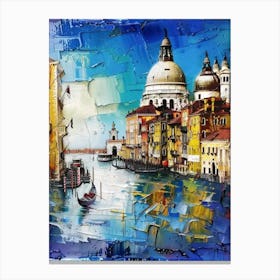 Grand Canal In Venice Canvas Print