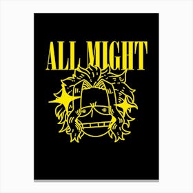 All Might Canvas Print