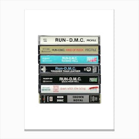 Run Dmc - Albums - Cassette Print Canvas Print