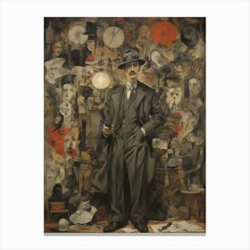 Man In A Hat Canvas Print