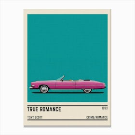 True Romance Movie Car Canvas Print