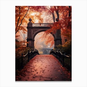 Autumn In Central Park Canvas Print