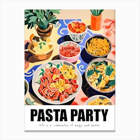 Pasta Party, Matisse Inspired 07 Canvas Print