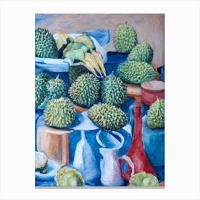 Durian Classic Fruit Canvas Print