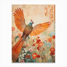 Pheasant 3 Detailed Bird Painting Canvas Print