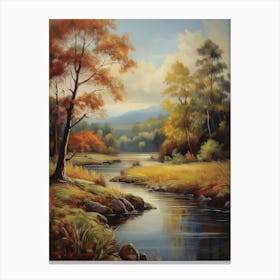 Autumn River 3 Canvas Print