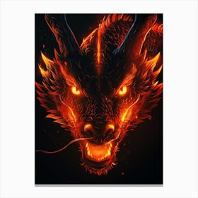 Dragon Head 2 Canvas Print