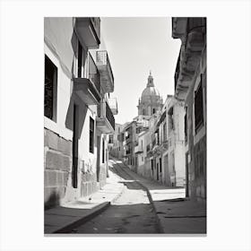 Cartagena, Spain, Black And White Old Photo 1 Canvas Print