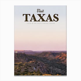 Visit Texas Canvas Print