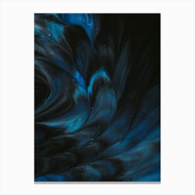 Blue Swirl Canvas Print