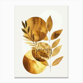 Golden Leaves 57 Canvas Print