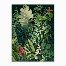 Jungle Foliage 11 Botanicals Canvas Print