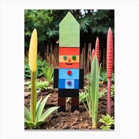 Garden Robot Canvas Print