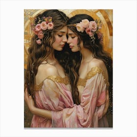 Two Sisters 2 Canvas Print