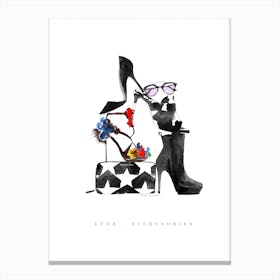 Luxe Accessories Canvas Print