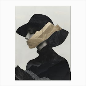 Woman In A Hat 45 Canvas Print