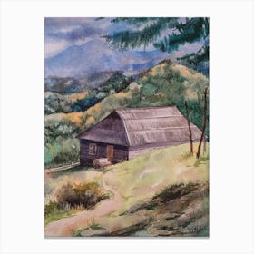 Shepherd'S House In The Mountains Canvas Print