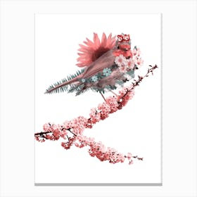 Blooming Bird Canvas Print