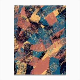 Abstract Painting Blue Canvas Print