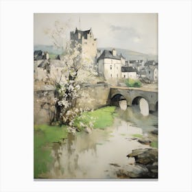 Conwy (Wales) Painting 2 Canvas Print