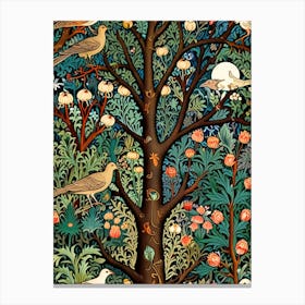 William Morris Tree Of Life 40 Canvas Print