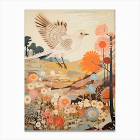 Cuckoo 1 Detailed Bird Painting Canvas Print