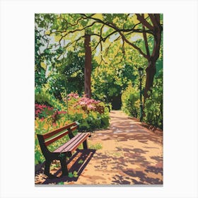 Belsize Park London Parks Garden 2 Painting Canvas Print