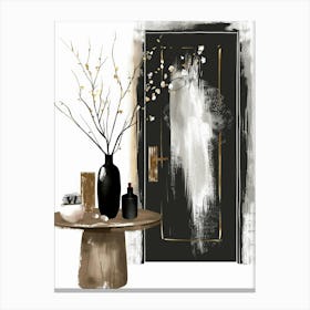 Black Door 2 Canvas Print