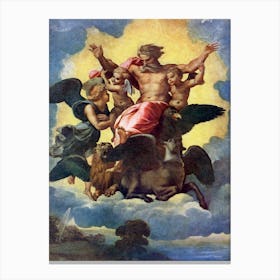 Ezekiel's Vision, Raphael Canvas Print
