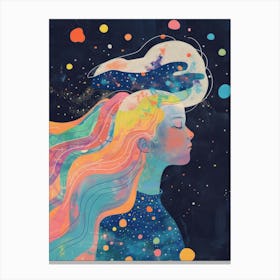 Dreaming Girl 3 Canvas Print