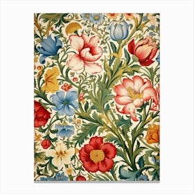 Floral Wallpaper 263 Canvas Print