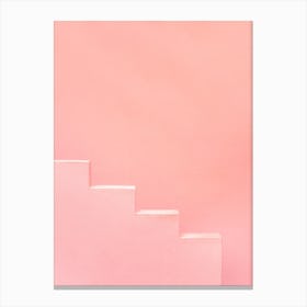 Pink Steps Of Muralla Roja Canvas Print