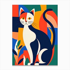 Abstract Cat 1 Canvas Print