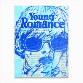 Young Romance Blues Canvas Print