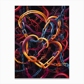 Heart Of Chains 1 Canvas Print