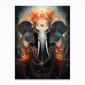 Elephant Of The Gods 1 Canvas Print