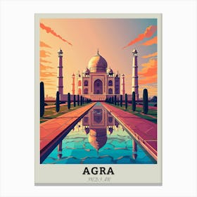 Agra Indian Canvas Print