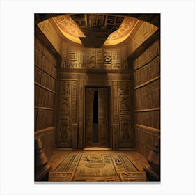 Egyptian Room 1 Canvas Print