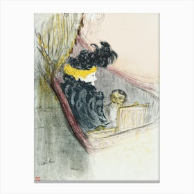 A Princely Idyl, Clara Ward (1897), Henri de Toulouse-Lautrec Canvas Print