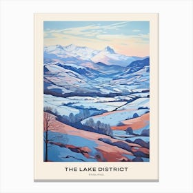 The Lake District England 4 Poster Canvas Print